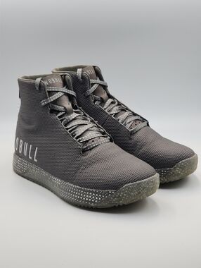 NOBULL Outwork High Top Weight Lifting Training Gray Shoes Sneakers M 11.5 W13